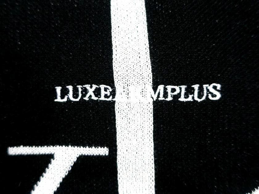 リュクスエイケイエム ゴルフ 半袖 モックネックニット ウェア 定1.3万 M