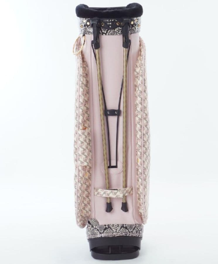 金田プロモデル ゴルフバッグ ピンク系