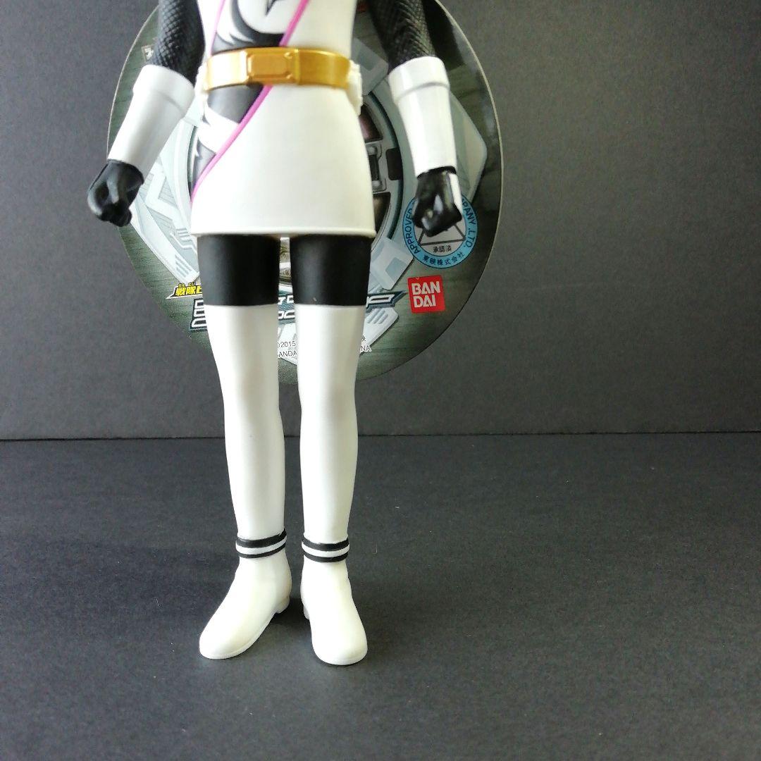 戦隊ヒーロー　シロニンジャー ソフビ 手裏剣戦隊ニンニンジャー　タグ付き