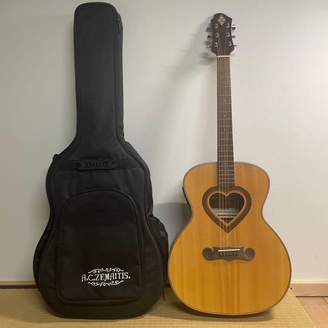 希少カワイイ❤️ ゼマイティス CAG-100HW-E アコギ　エレアコ　ハート