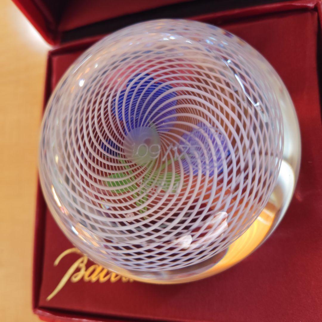 【世界175個限定】バカラ　ペーパーウェイト　花　ラッティチーノ　1984年