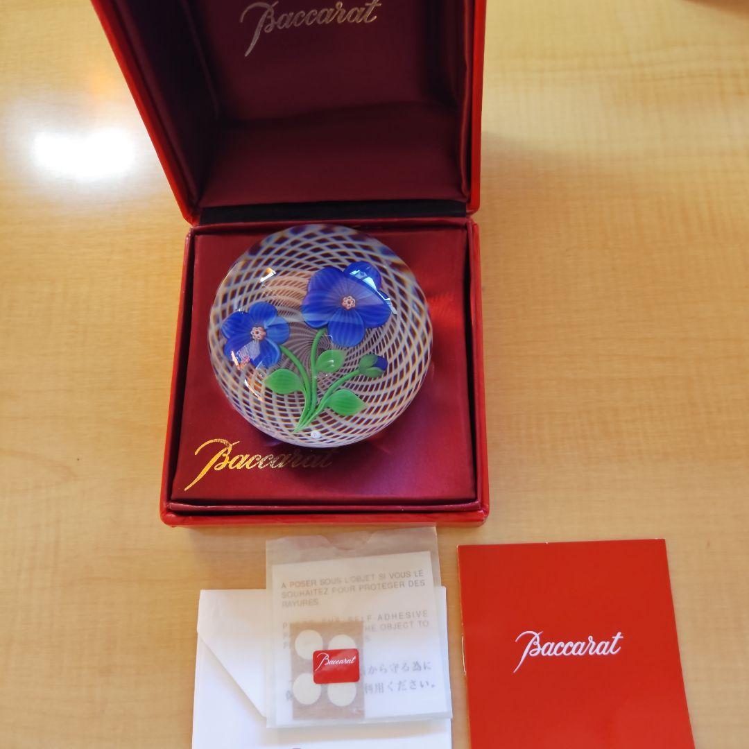 【世界175個限定】バカラ　ペーパーウェイト　花　ラッティチーノ　1984年