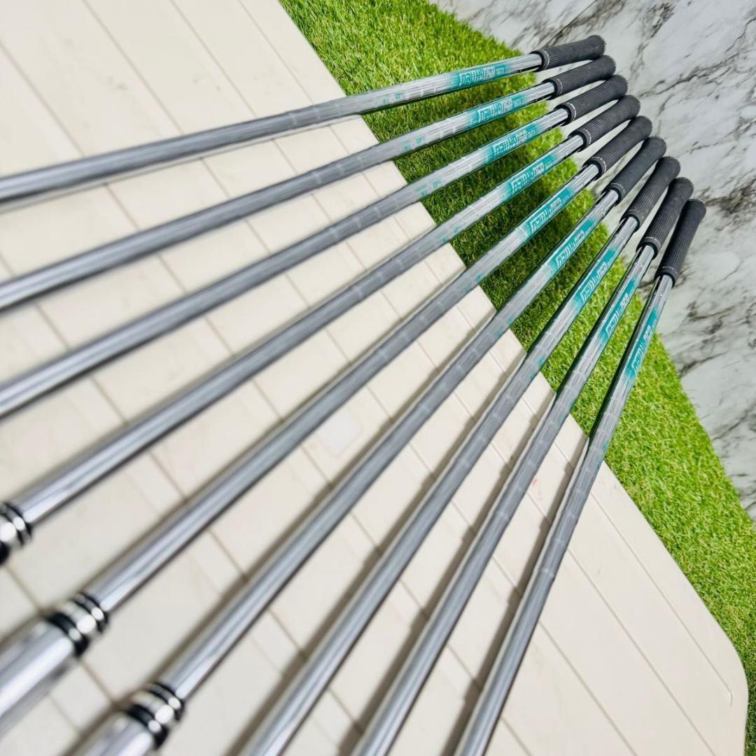 【豪華9本】ピン G430 黒ドット メンズアイアンセット スチール S