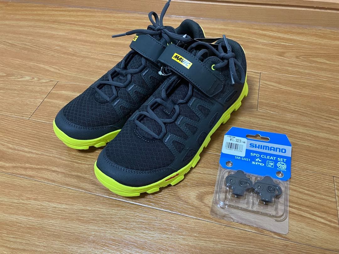 MAVIC クロスライド　27.5サイズ+ SPDクリートセット