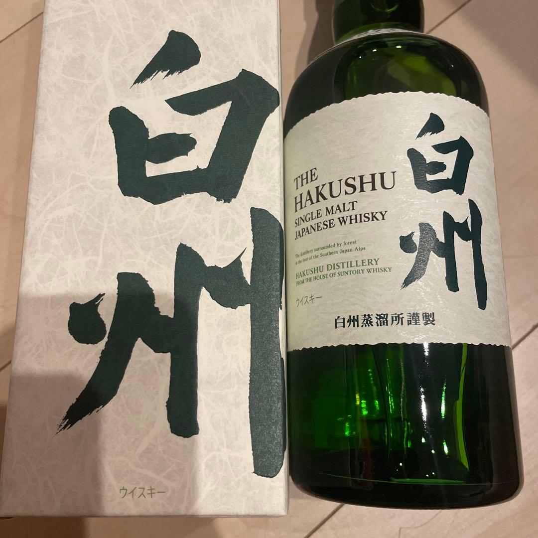 サントリー 白州 シングルモルトウイスキー（箱あり）