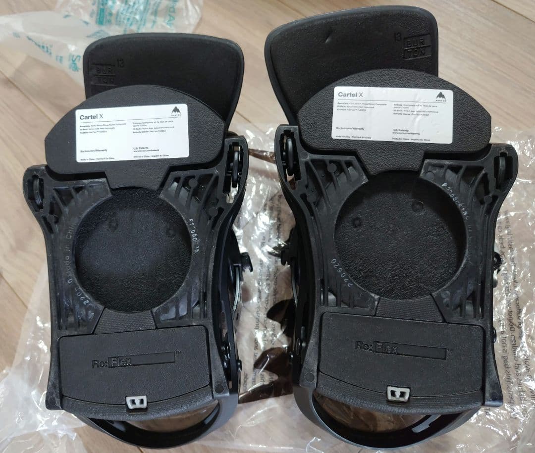 BURTON　CARTEL X メンズ用スノーボードビンディング Sサイズ