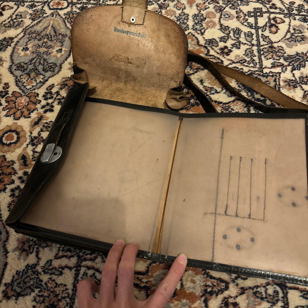 1955 ドイツ国境連邦警備隊　マップケース　ヴィンテージ