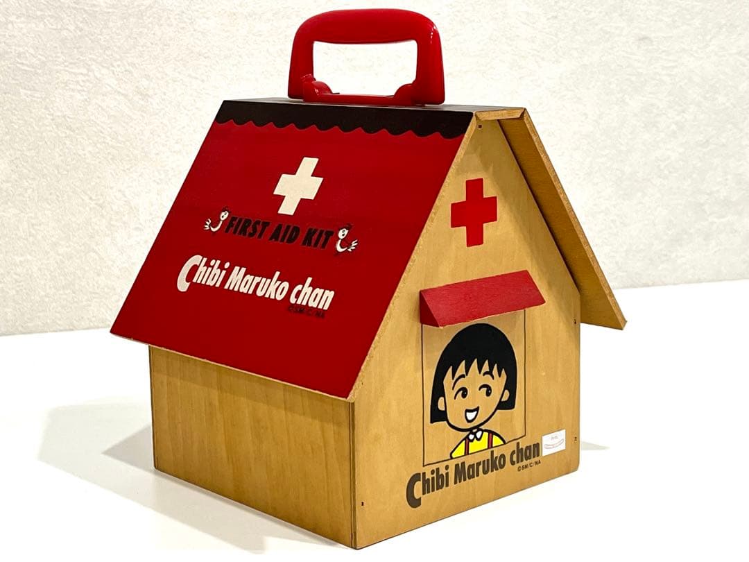 f057 超希少　昭和　レトロ　ちびまる子ちゃん　救急箱　赤十字マーク