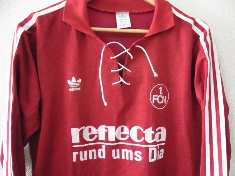 西ドイツ製 アディダス 90/91（H）ニュルンベルク 長袖 ユニフォーム M