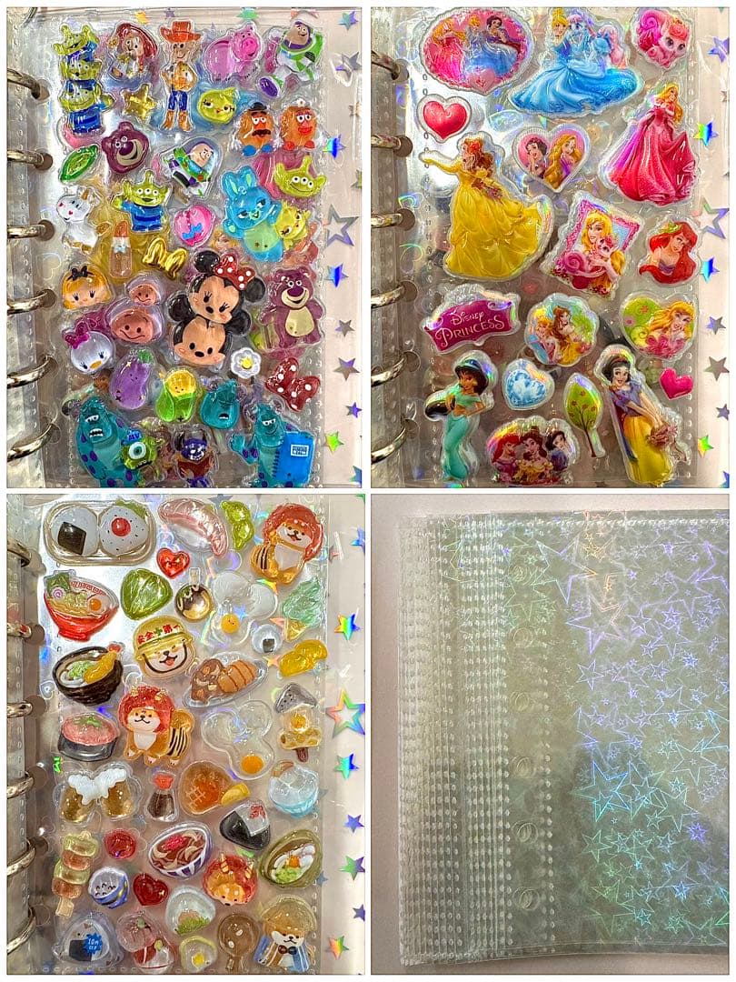 【シール帳♡8冊セット51ページ以上】 シール帳 完成品 シール 平成 平成女児