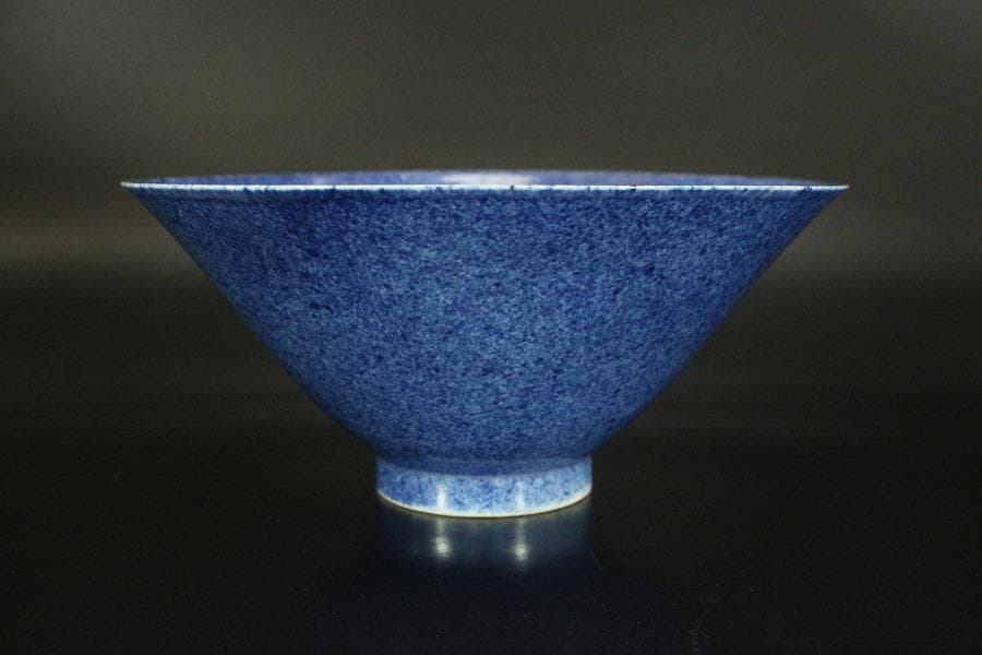 中国美術 唐物 南京吹墨 菓子器 碗 乾隆年製 瑞雲居珍蔵 書箱(RC908)