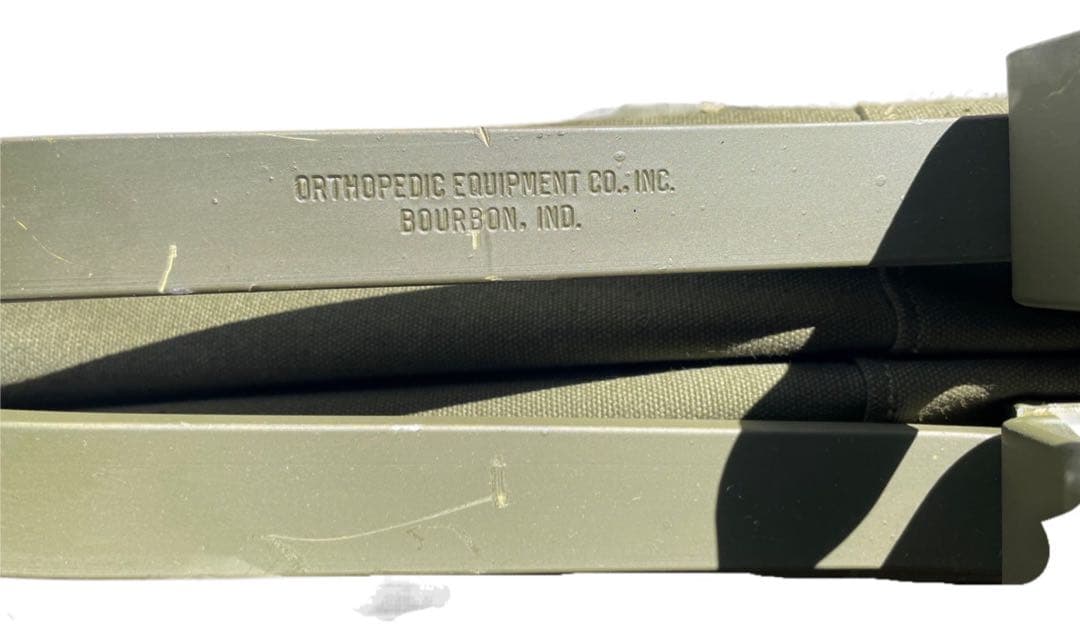 米軍救護用タンカ1971年コットン製未使用品