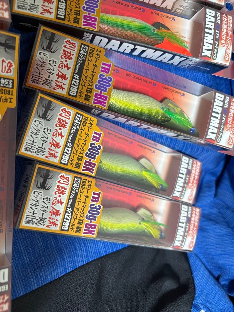 エギリーダートマックスTR-BK 30g 10本セット