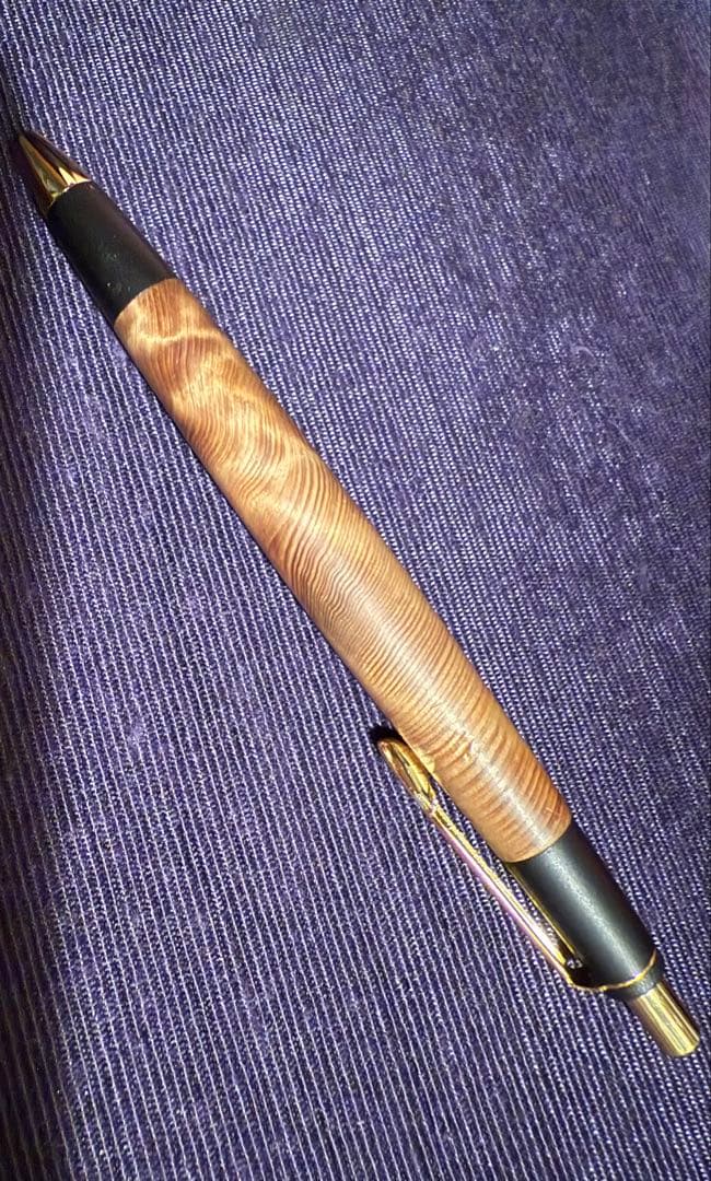 １週間限定価格！屋久杉工房京光明瘤　無垢　シャーペン0.5mm