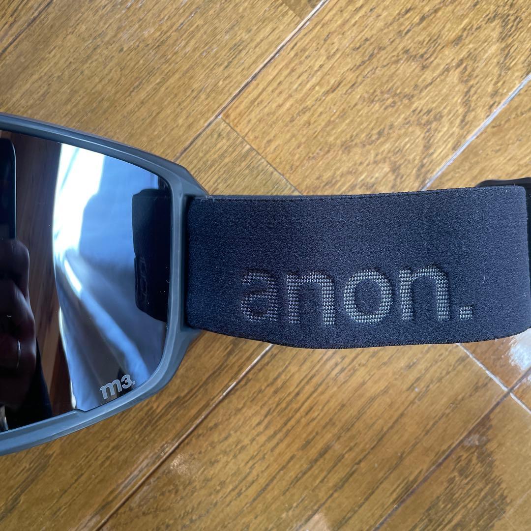 スキー・スノーボードアクセサリー Anon M3 low bridge goggle