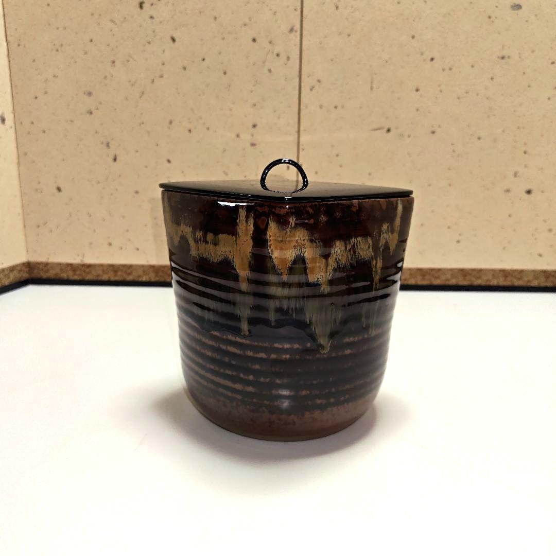 茶道具　高取水指　　鬼丸碧山