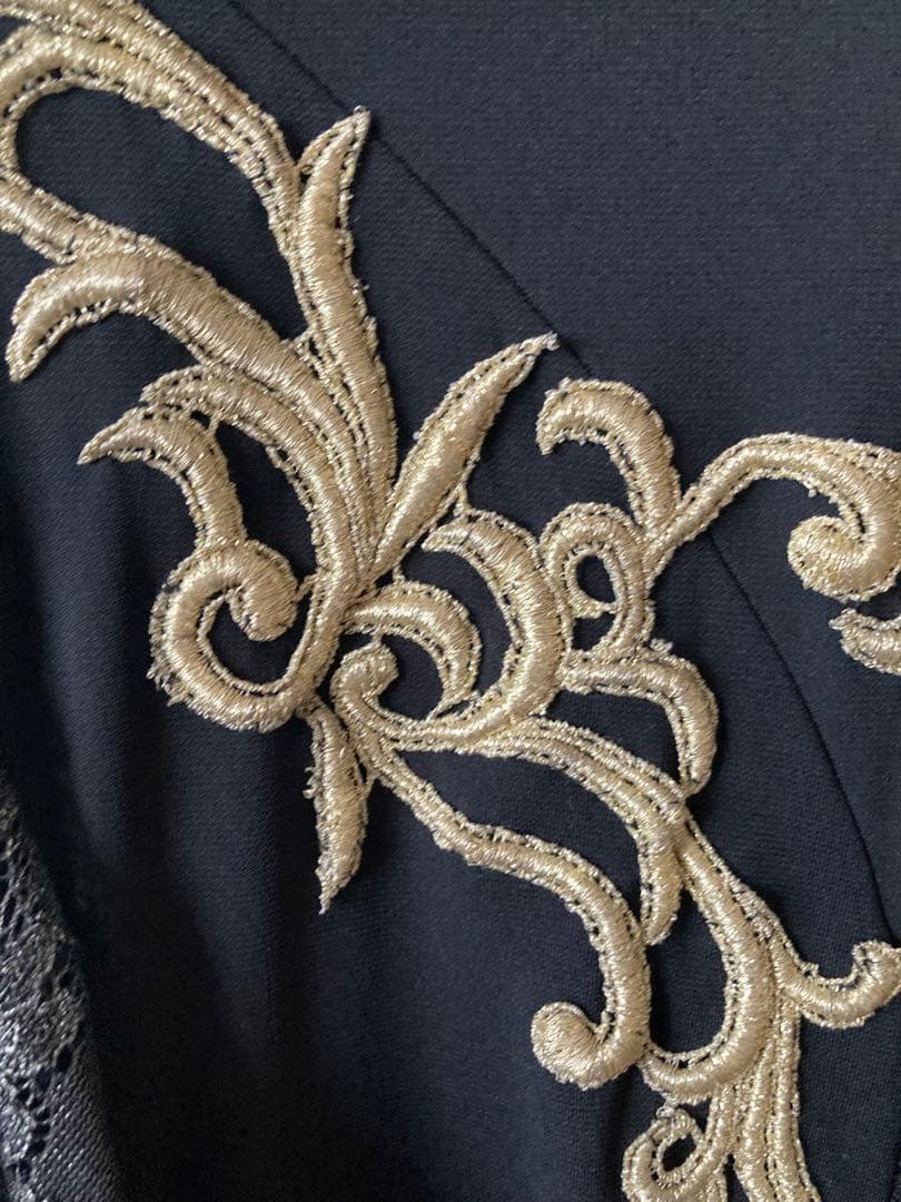 ☆社交ダンス　ドレス　ブラック