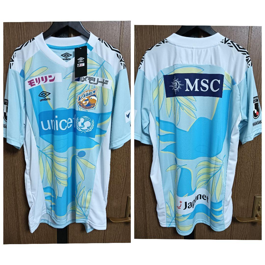 アンブロ V・ファーレン長崎 2021平和祈念 ユニフォーム M-L 紙タグ付き