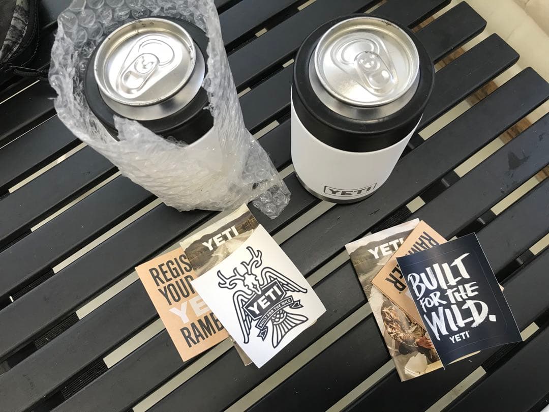 YETIランブラー 12オンス コルスター 保冷缶ホルダー ホワイト2個