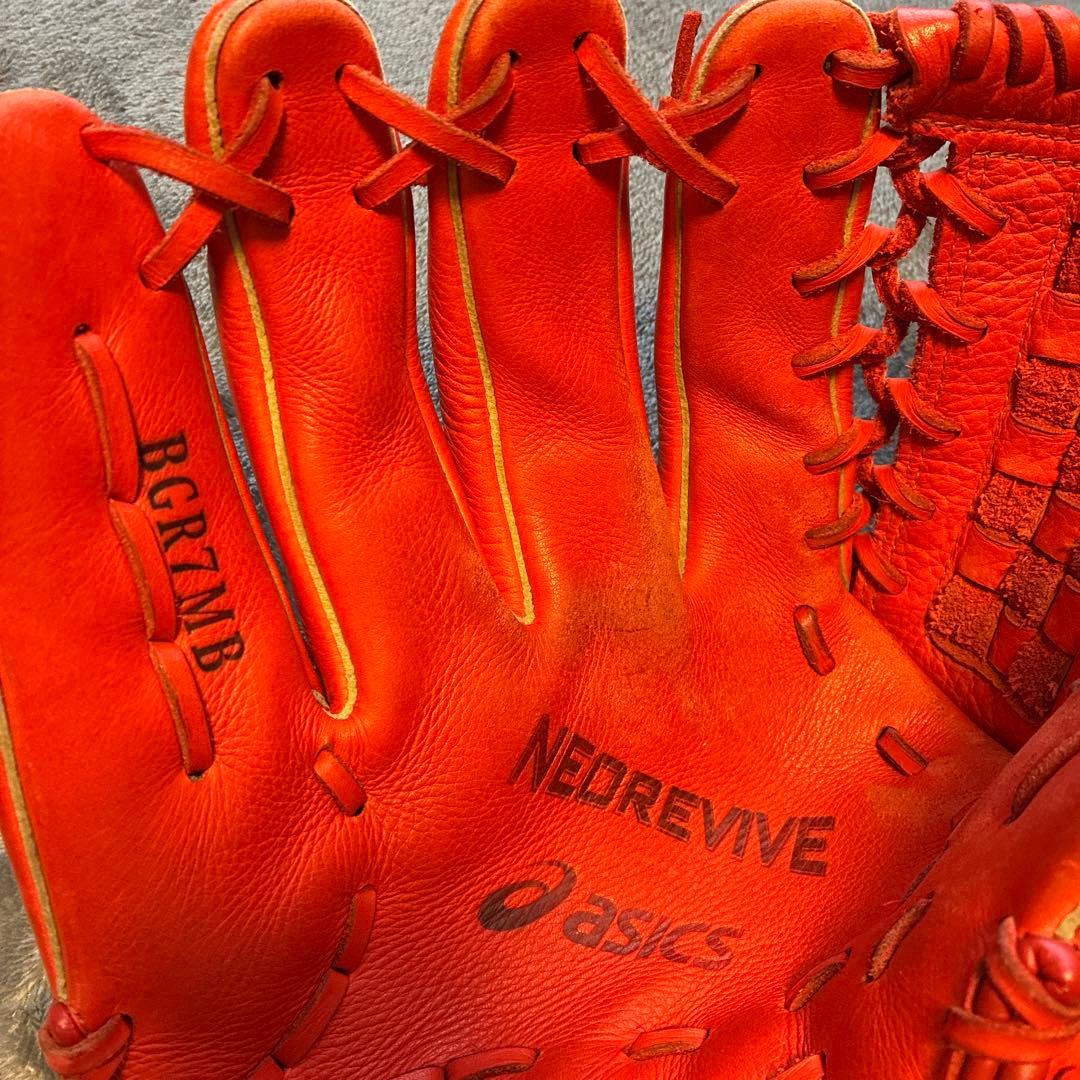 アシックス 軟式グローブ NEOREVIVE 内野手・投手兼用　左投げ