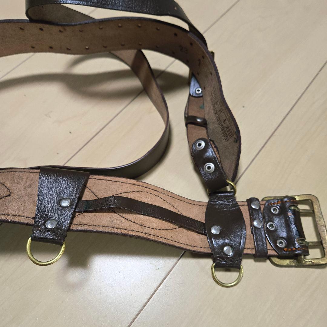 ソ連軍 実物 KGB FSB ベルト 剣帯 銅製バックル本革ベルト