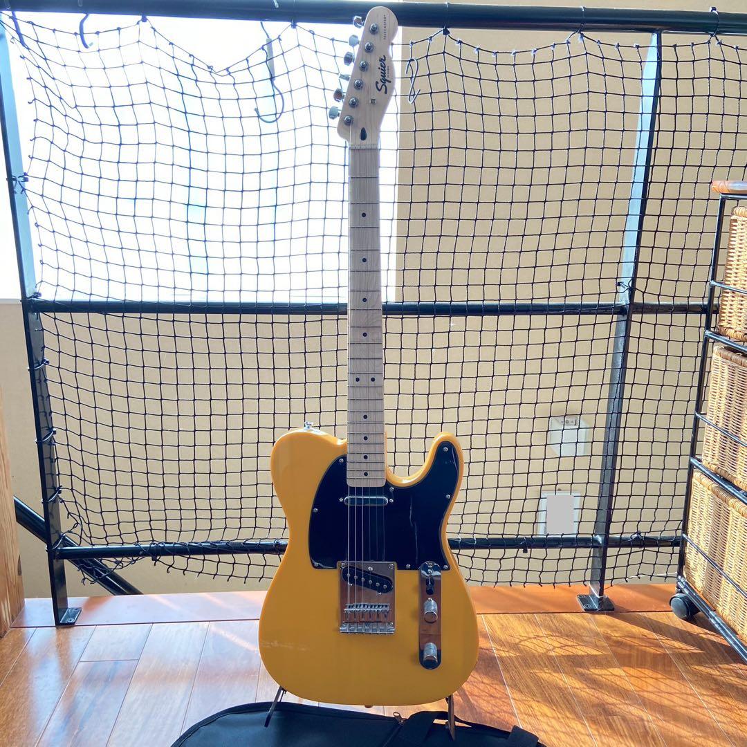 フェンダー エレキギター スクワイヤー バタースコッチ ブロンド イエロー系