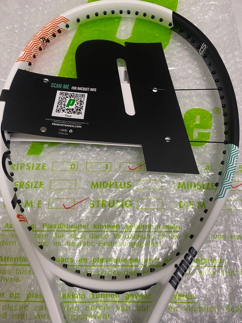 【新品】Prince ATS Tour 98 海外モデル　2本