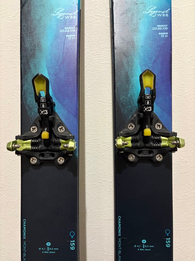 バックカントリースキーシールビンディングセット G3 ZED9 DYNASTAR