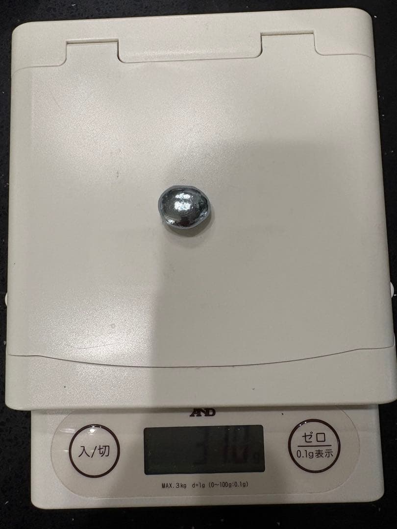 オスミウム　 [Osmium 99.99%] 31グラム　元素標本　レアメタル