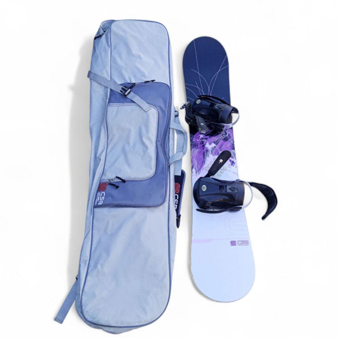 CSB スノーボード＆ビンディング セット ケース付き