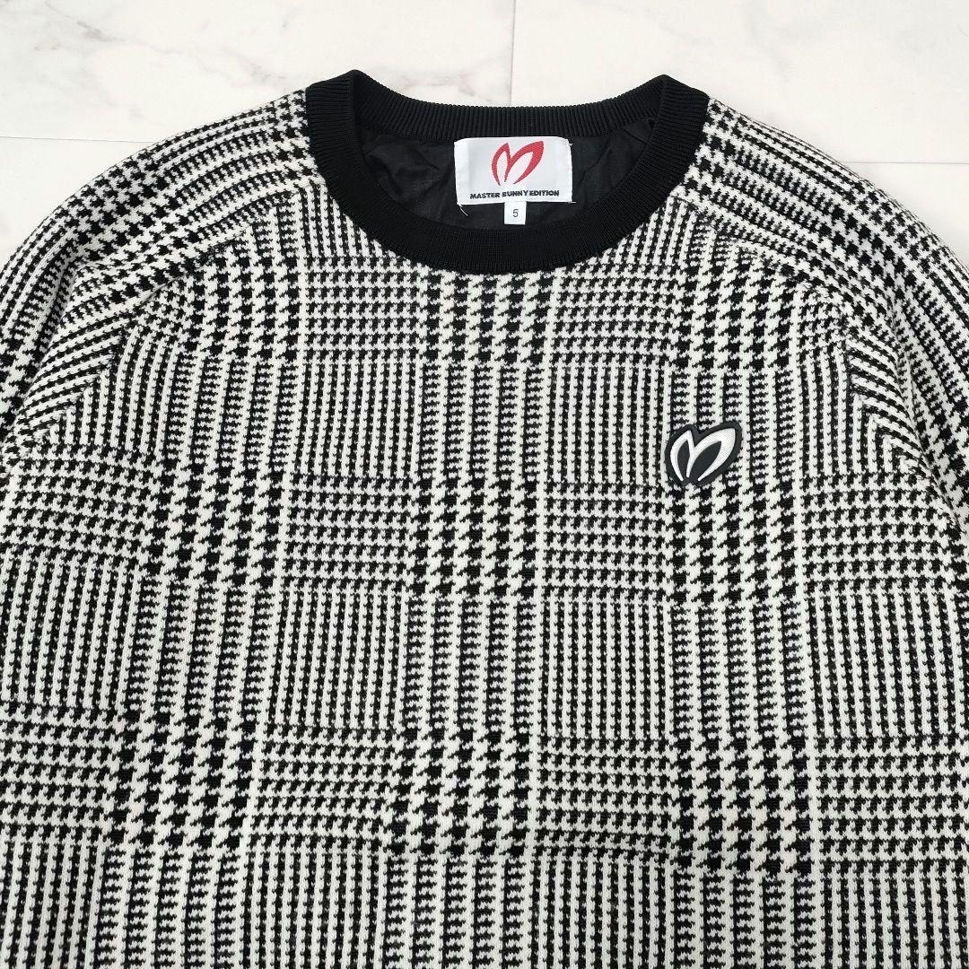 マスターバニーエディション　ニット　スニードジャック　千鳥柄チェック　ロゴ　5