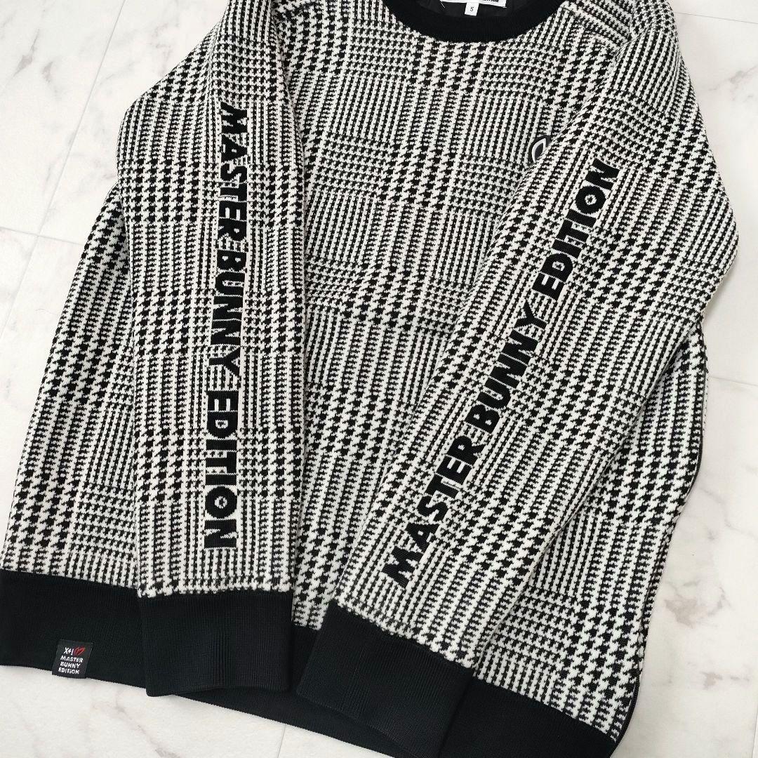 マスターバニーエディション　ニット　スニードジャック　千鳥柄チェック　ロゴ　5