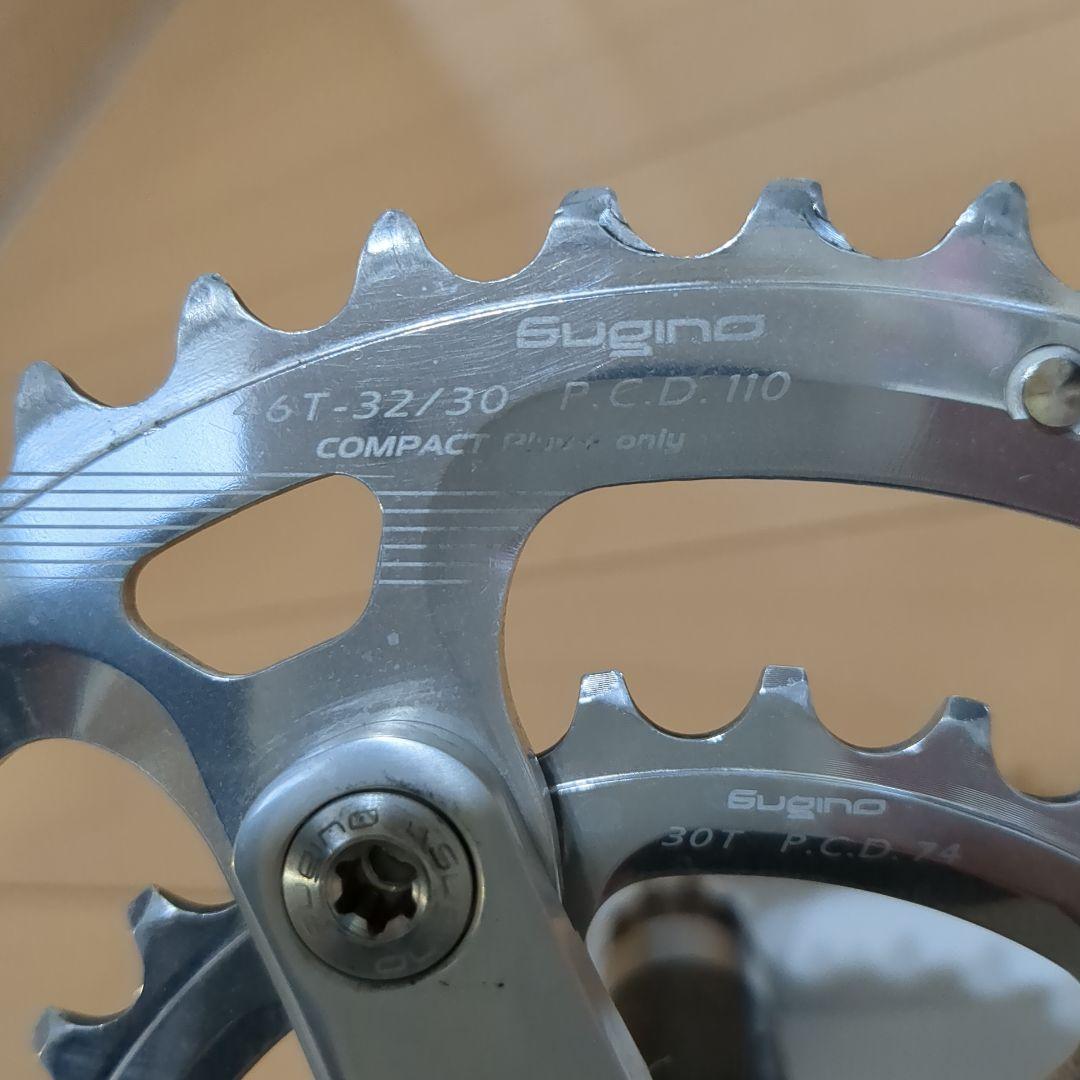 Sugino クランク 46T/30T 11速