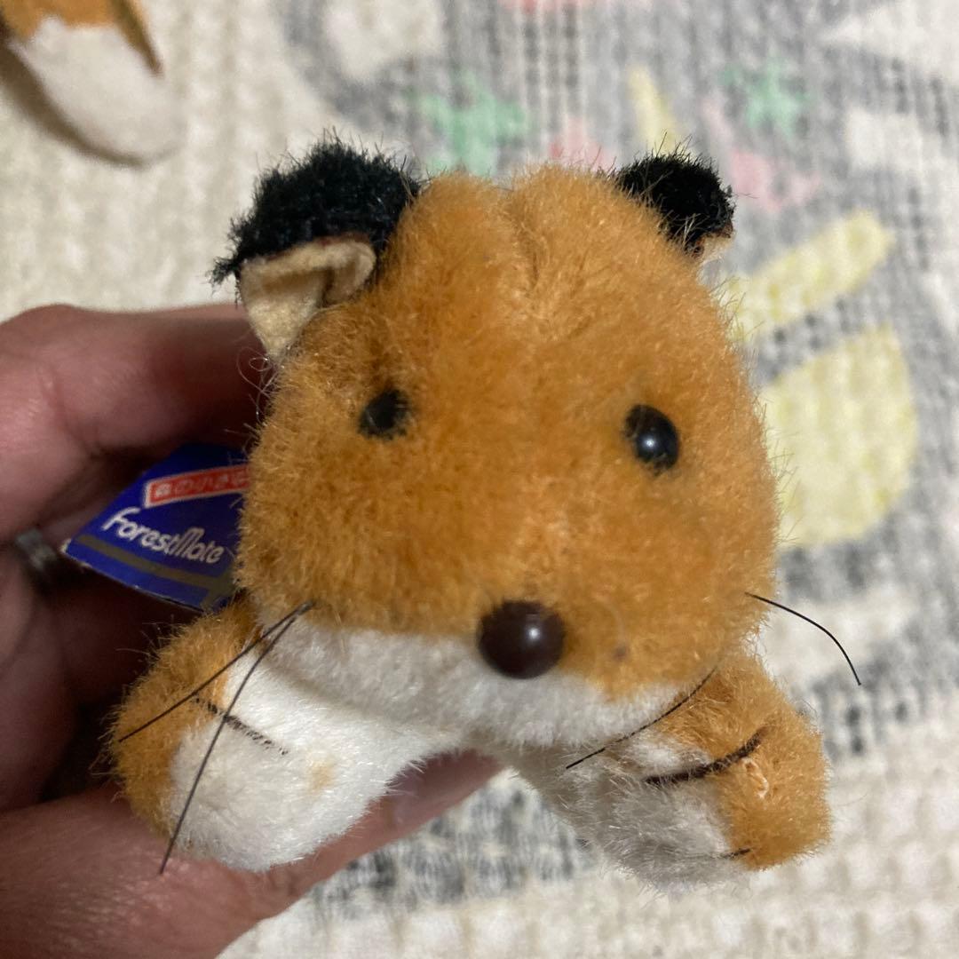 ファースト社 ヴィンテージ 森の小さな仲間達　キツネ　ぬいぐるみ　2コセット