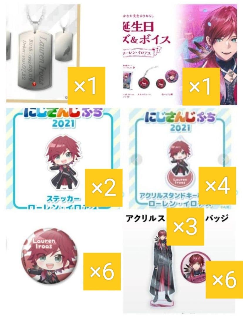 ローレン・イロアス 大量グッツ