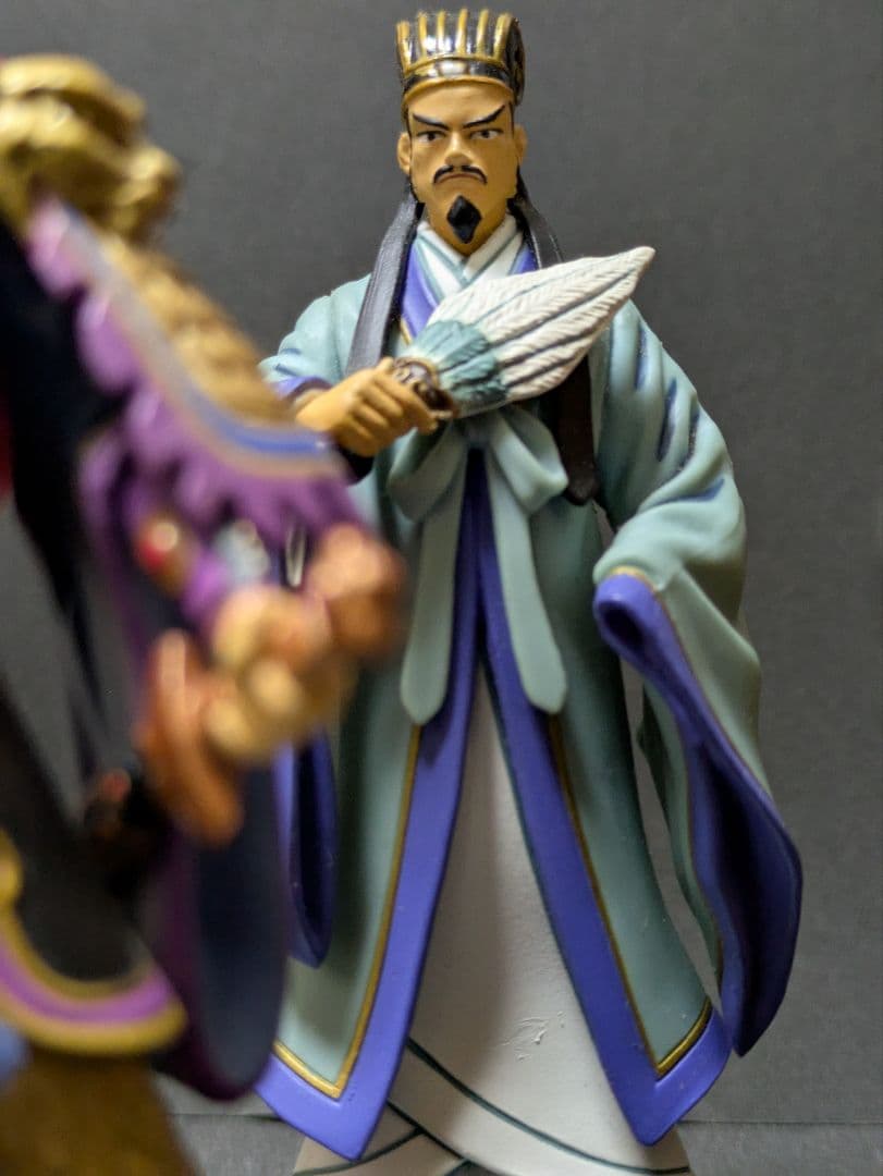 ビジュアル　三国志　武将フィギュア 5体セット 透明ケース付き