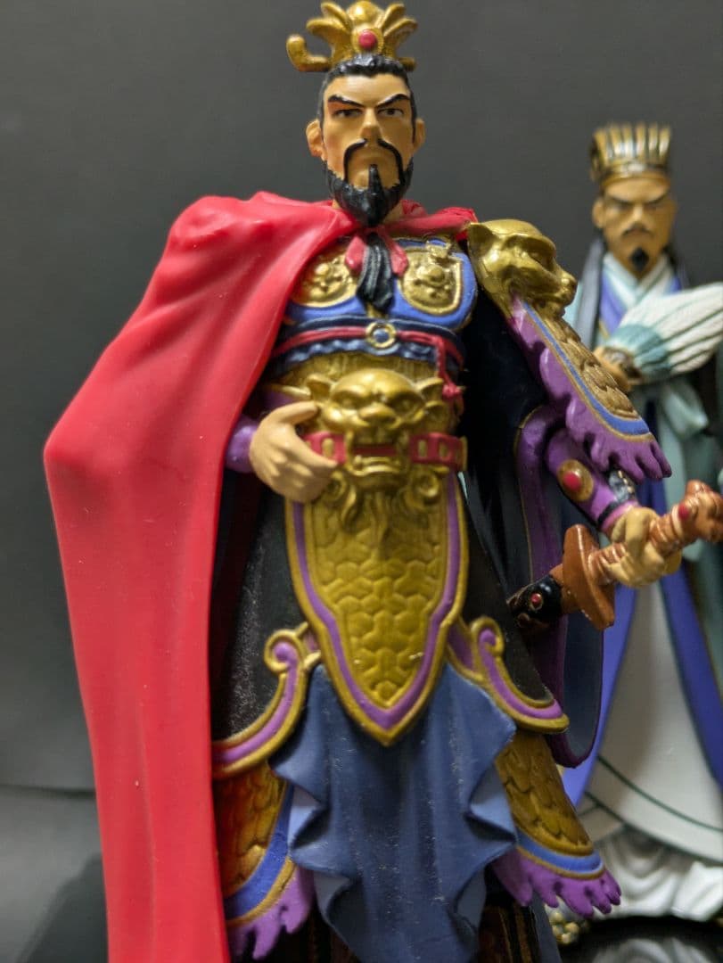 ビジュアル　三国志　武将フィギュア 5体セット 透明ケース付き