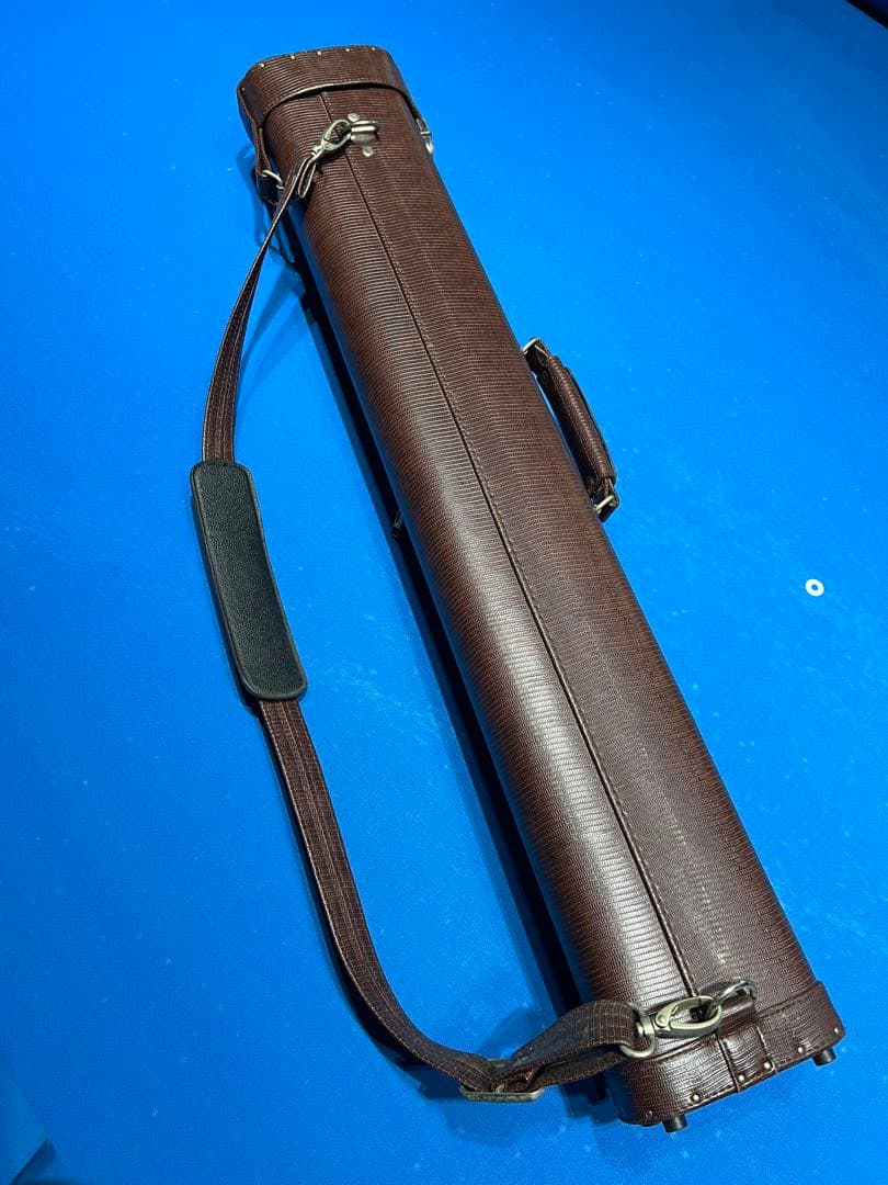 ビリヤード　メッズキューケース ブラウン