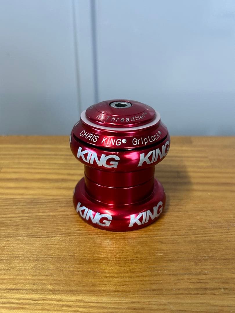 Chris King nothreadset 1-1/8 レッド