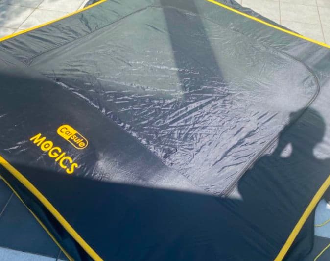 カースル　キューブ型テントMOGICS カーサイドテント 黒　直接受け渡し限定