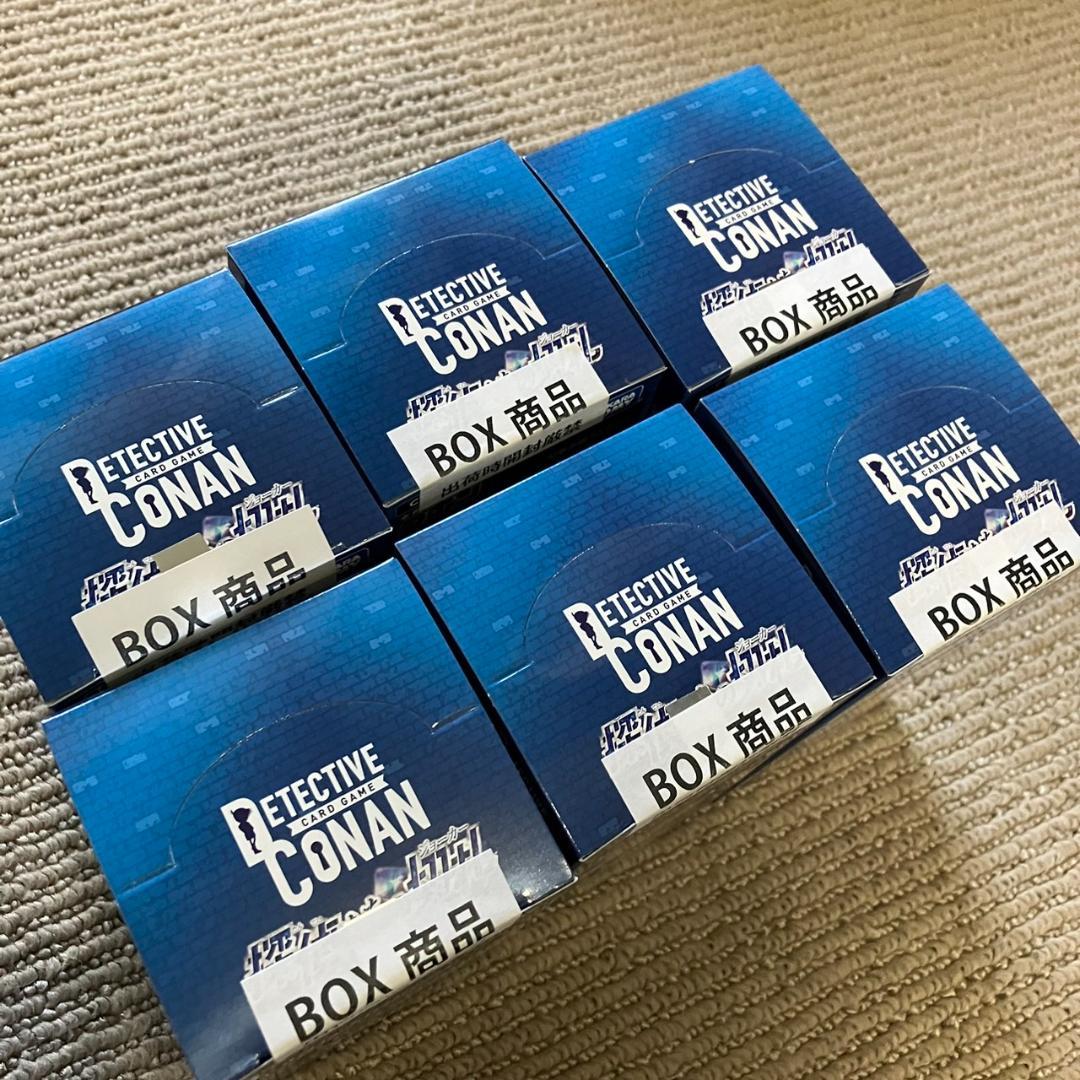 名探偵コナン カードゲーム 探偵たちの切札 6BOX + 24パック 銀シール付