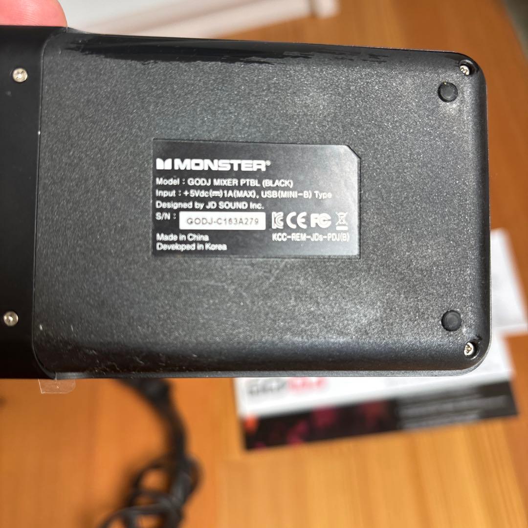 DJ機材 MONSTER GODJ MIXER PTBL BLACK