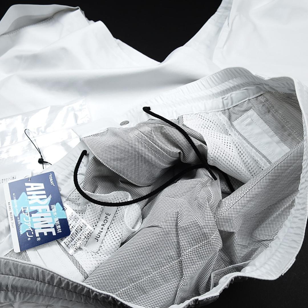 JUN&ROPE' ホワイト レインウェア M