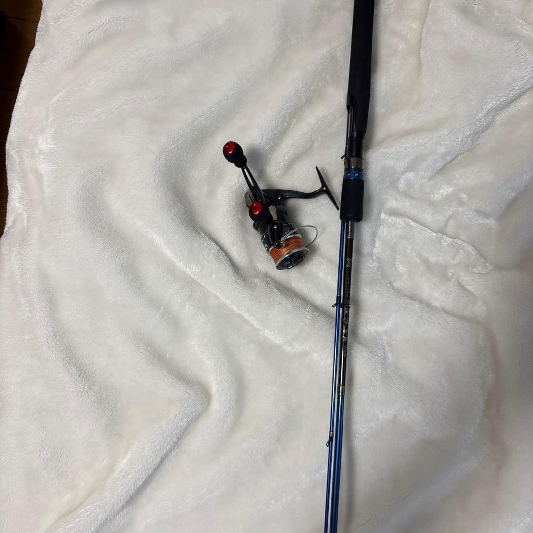 風神丸 磯竿 グラファイト製 青