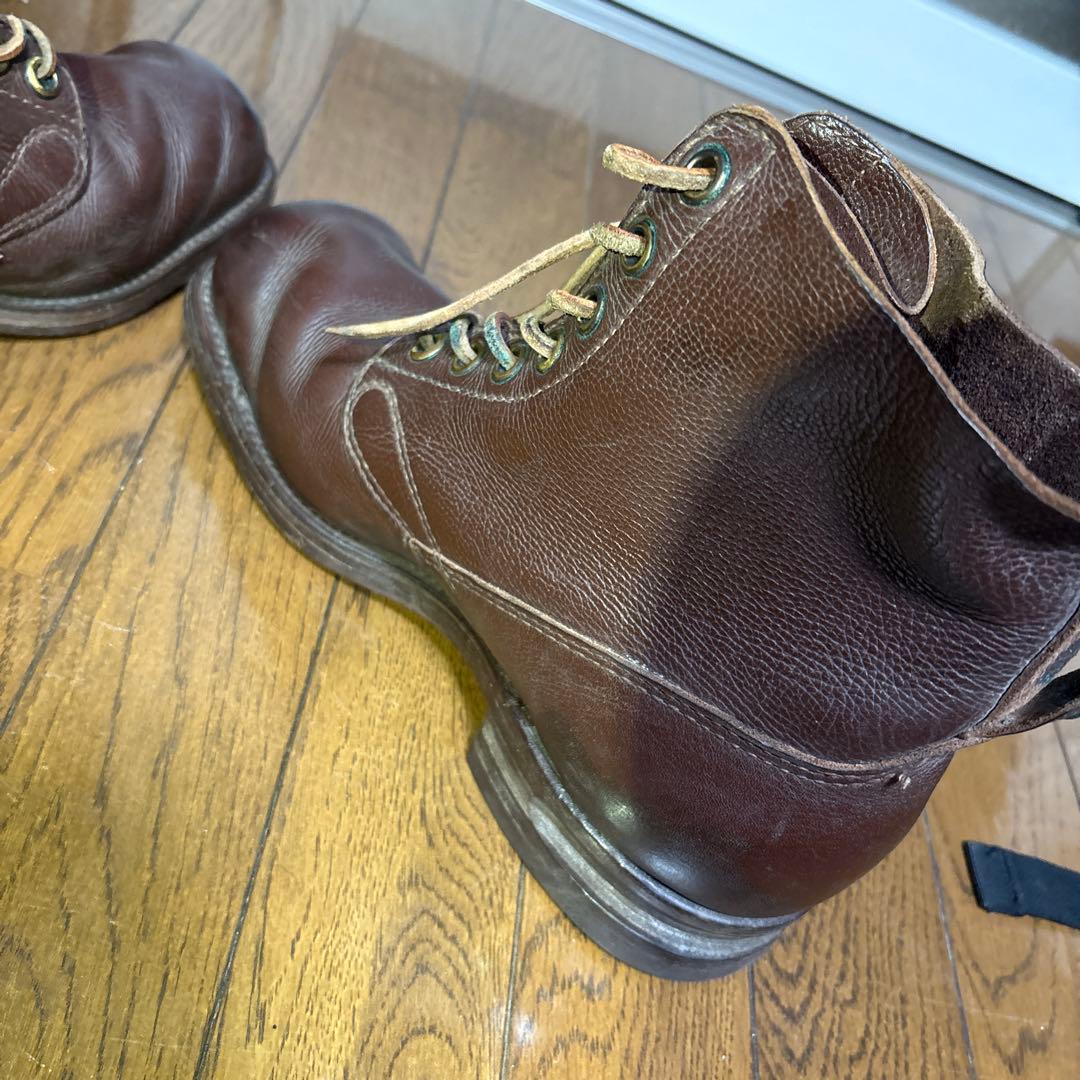 スウェーデン軍　実物　コンバットブーツ　軍靴　ヴィンテージ　ワークブーツ　50s