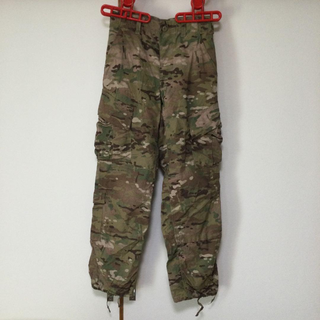 実物 アメリカ陸軍 OCP マルチカム迷彩 コンバットパンツ XS-S 難燃性