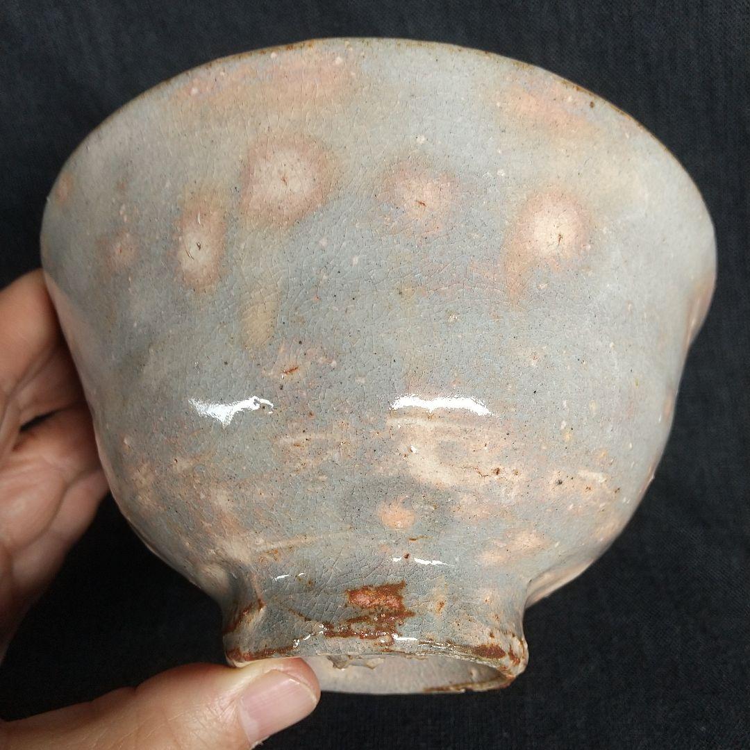 萩焼　十一代田原陶兵衛　茶碗　長期保管品　共箱・共布・栞付き