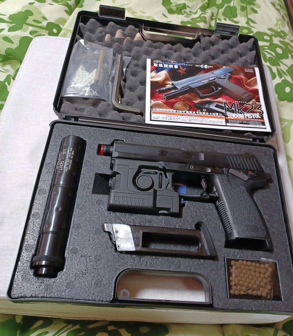 最終値下げMK23 ガスガン 　ブラック夢のブローバックするSOCOM　Mk23