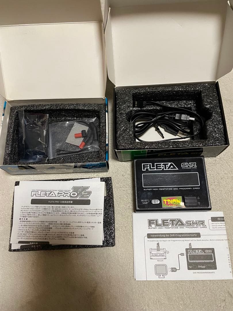 FLETA PRO V2 ESC 160A＋プログラムカード