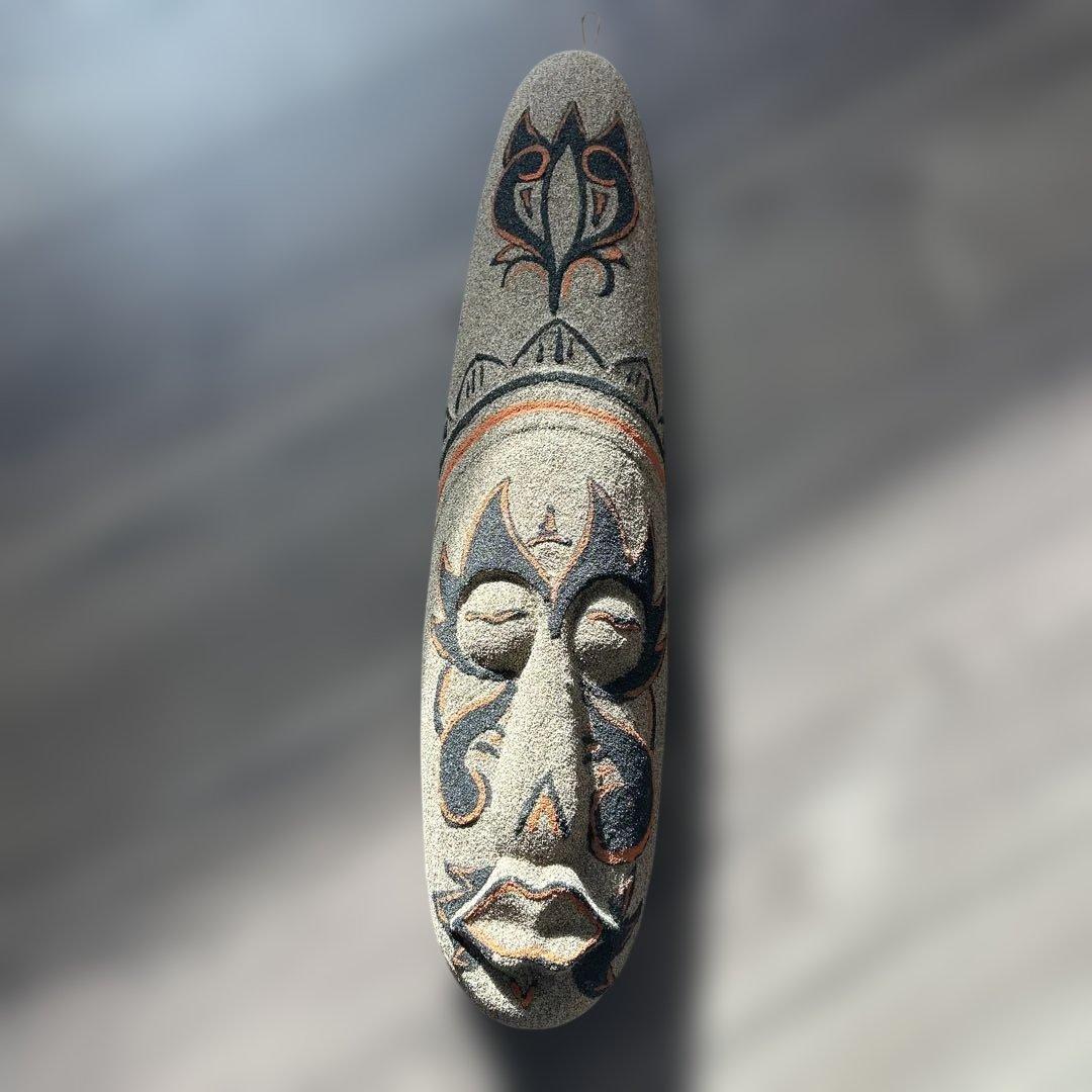 アフリカ　お面　民族　壁掛け　壁飾り　4点セット